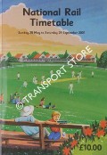 Book cover of National Rail Timetable [Great Britain] - 20 May to 29 September 2001 by Railtrack